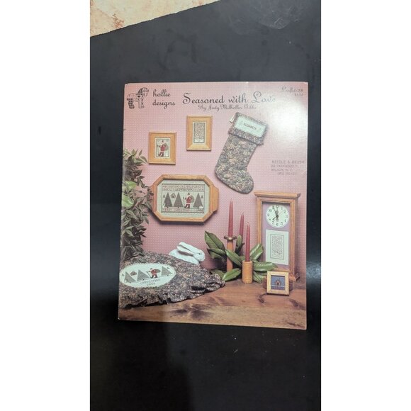 Hollie Designs Seasoned With Love Cross-Stitch Patterns Christmas-Themed 1989 - Picture 3 of 6